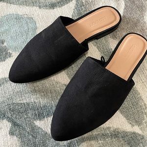 Old Navy Faux Suede Mule Flats